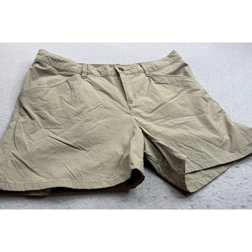 Patagonia Quandary Shorts Tan Khaki Stretch Hiking Outdoor Size 12 STY58091
